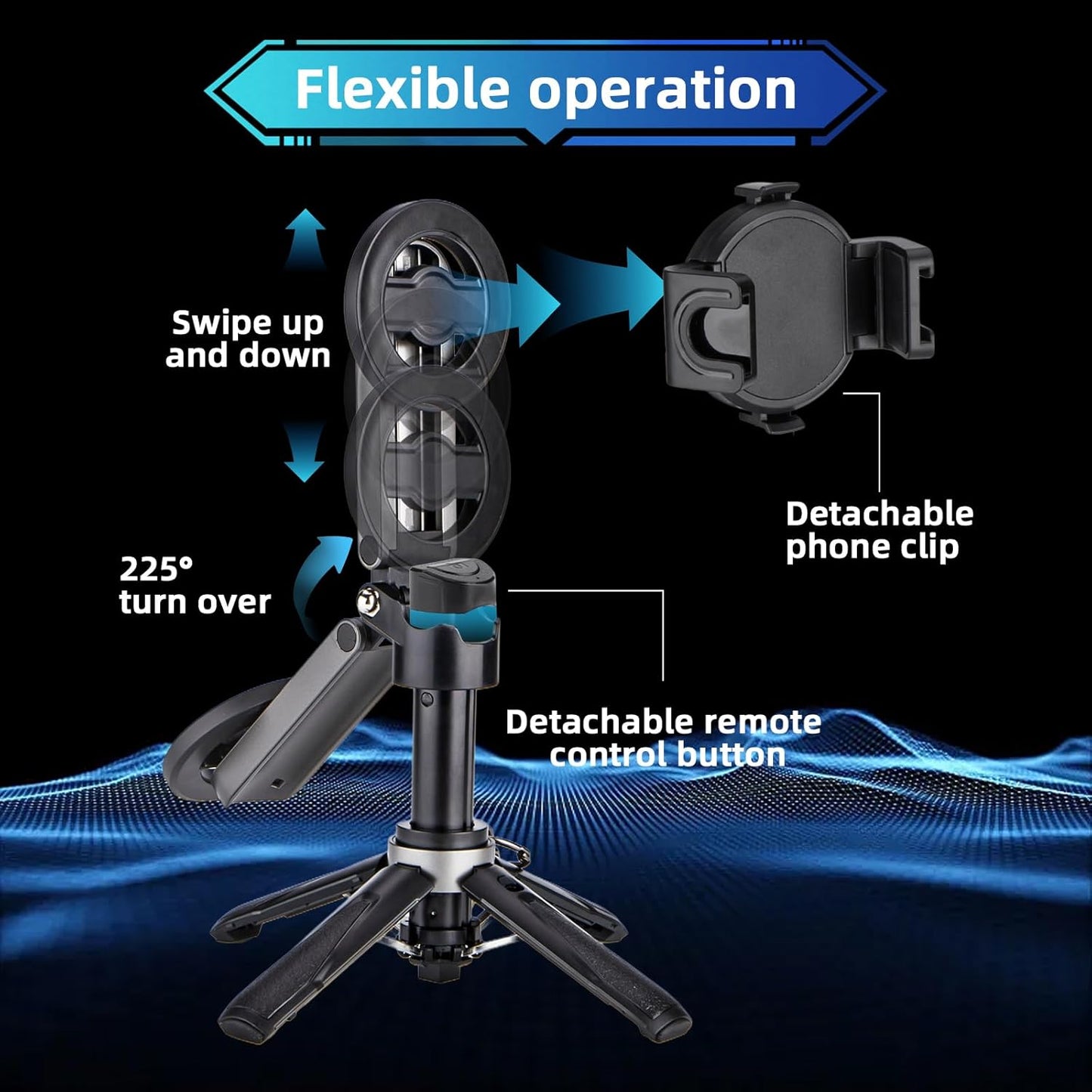 4-in-1 Pocket Size Selfie Stick